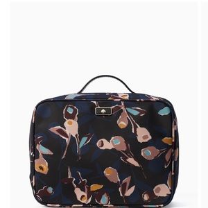 Kate Spade dawn paper rose cosmetic case